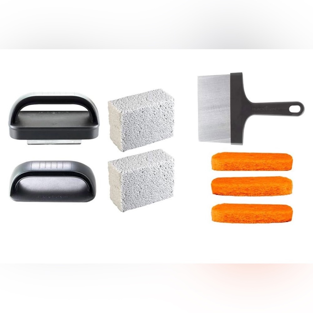 Blackstone 5060 Grill & Griddle Kit 8 Pieces Premium Flat Top Grill Accessories